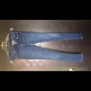 Skinny jeans from H&M , stretchy , warm , comfortable, blue wash jeans